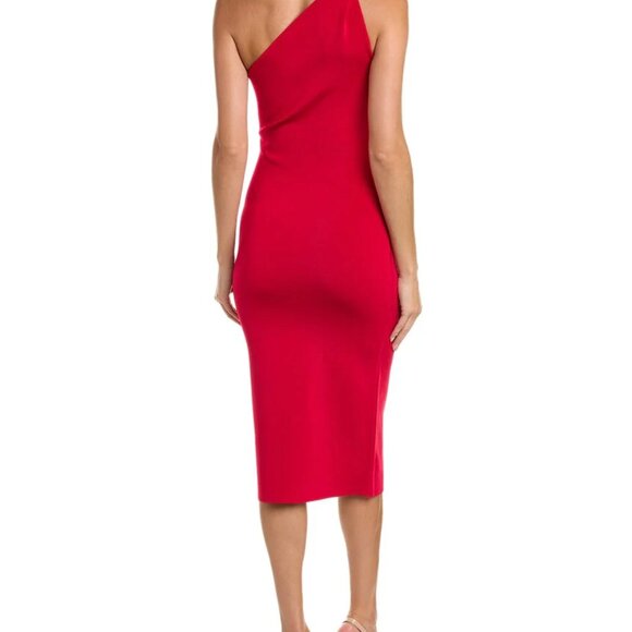 Galvan London PERSEPHONE One Shoulder Midi Dress - Picture 3 of 11